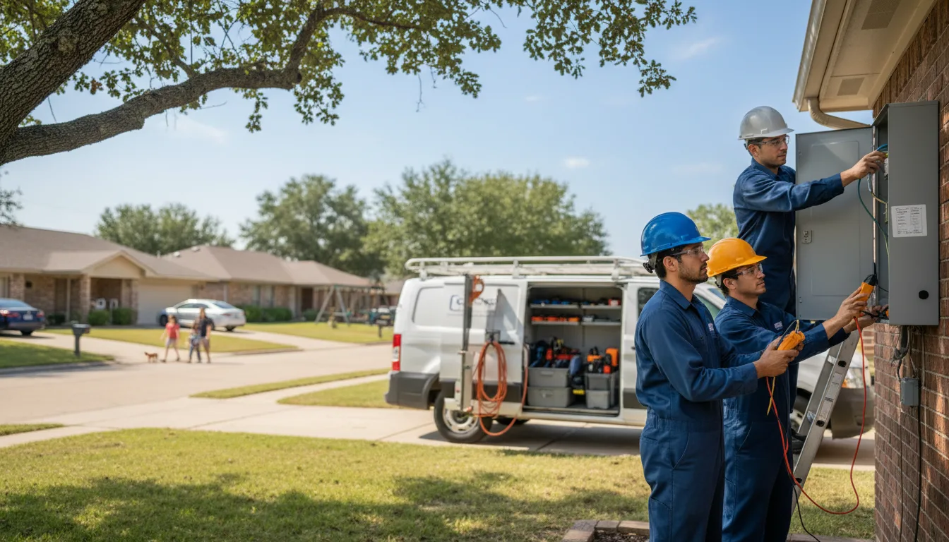 Certified electrician providing emergency electrical services in Oakham, MA